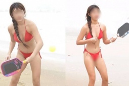 Tranh cãi cô gái mặc bikini chơi pickleball: "Bị lên án, cười chê nhưng không nhận thức dễ vi phạm pháp luật"