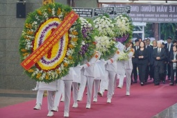 Lãnh đạo, nguyên lãnh đạo Đảng và Nhà nước viếng Đại tướng, Anh hùng LLVT nhân dân Lê Văn Dũng