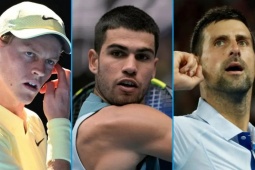 Alcaraz có thời cơ bỏ xa Sinner, Djokovic thừa thế vào top 3 ATP sau Australian Open?
