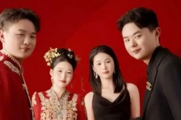 Chị em song sinh cưới anh em sinh đôi