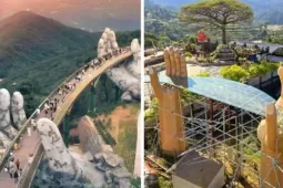 Cây cầu ở Philippines rất giống Cầu Vàng Đà Nẵng khiến nhiều người tranh luận
