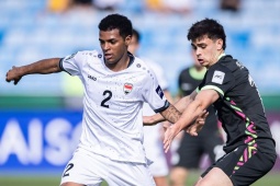 Trực tiếp bóng đá U23 Iraq - U23 Australia: Mở điểm trên chấm phạt đền (U23 châu Á)