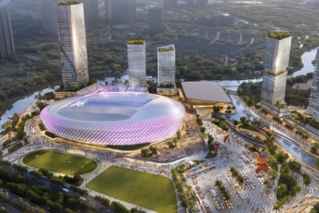 Phối cảnh khu thể thao lớn nhất TP HCM