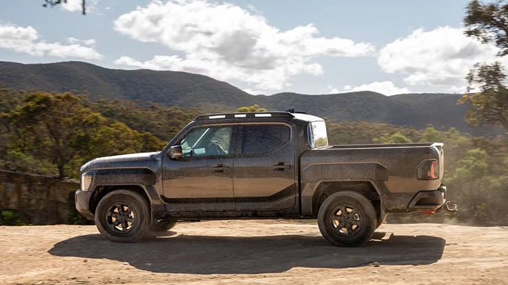 Kia Tasman tại thị trường nước ngoài. Ảnh: Drive