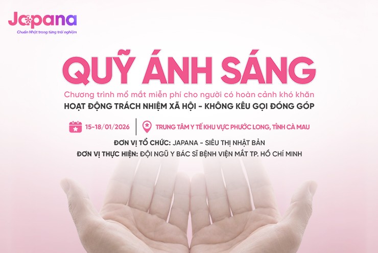 Japana minh bạch Quỹ Ánh Sáng – phối hợp Bệnh viện mắt TP.HCM mổ mắt miễn phí cho người có hoàn cảnh khó khăn - 1