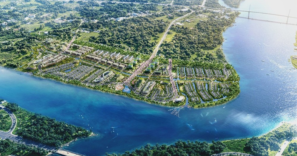 Phối cảnh khu đô thị du lịch Đại Phước (Đồng Nai) Văn Phú nghiên cứu phát triển. Ảnh: Văn Phú