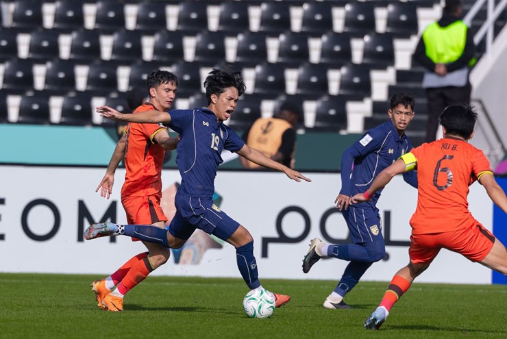 U23 Thái Lan chỉ có được 1 điểm đáng thất vọng trước U23 Trung Quốc