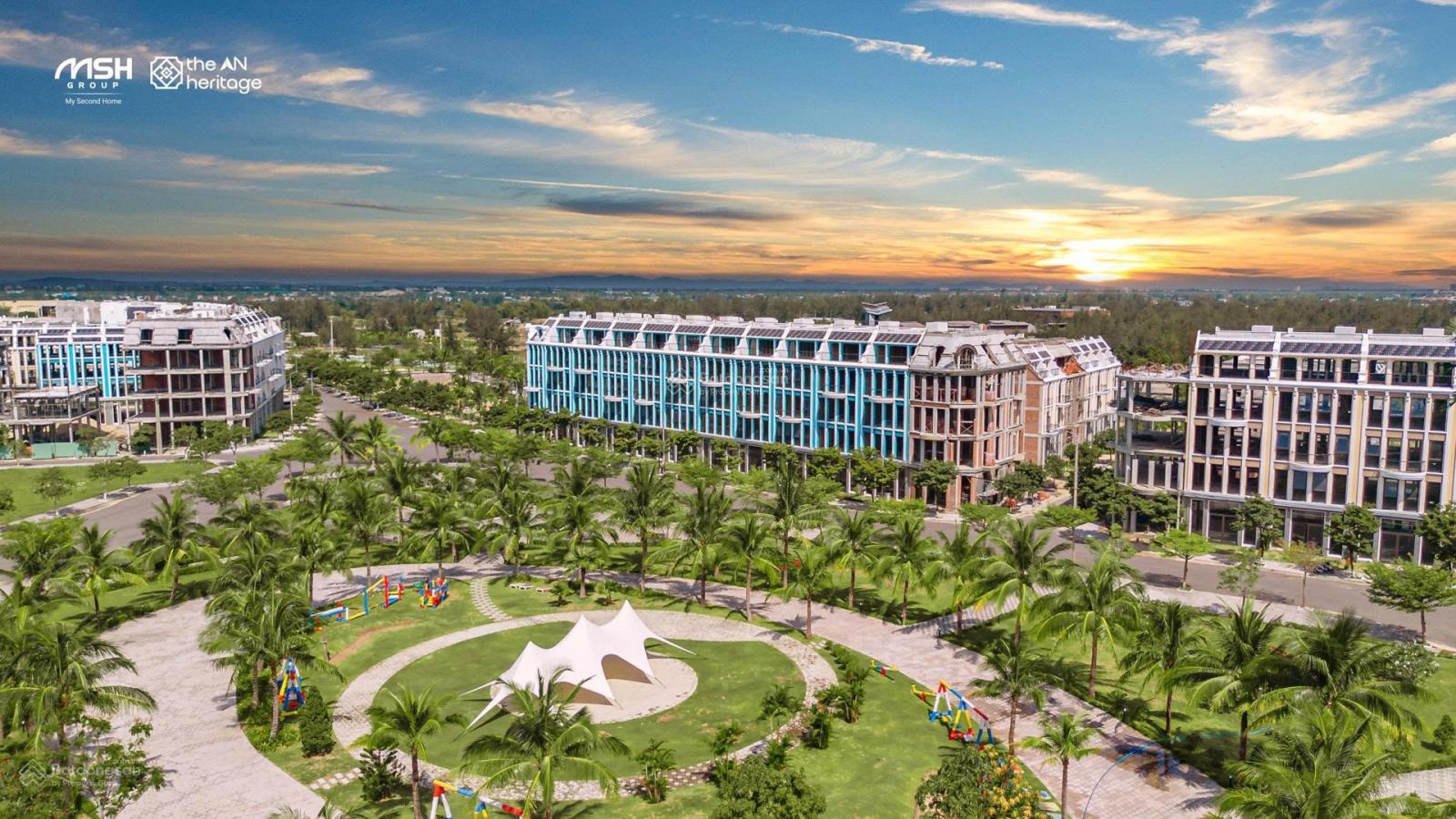 Toàn cảnh The An Heritage mang tinh thần di sản, kiến tạo không gian sống hài hòa giữa thiên nhiên, văn hóa và giá trị bền vững tại Hội An.