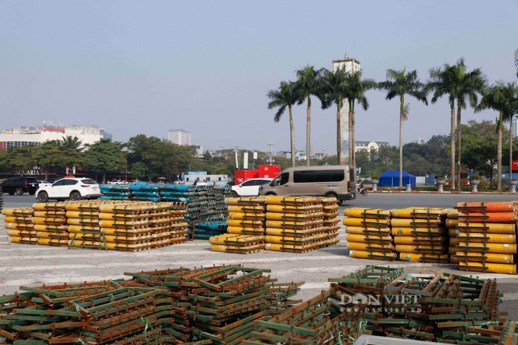 Thời gian xây dựng trận địa bắn pháo hoa được triển khai từ ngày 11/1/2026 đến ngày 23/1/2026.