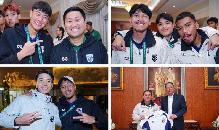 U23 Thái Lan đi ăn tiệc, cười đùa ngay sau thảm bại giải U23 châu Á - 1