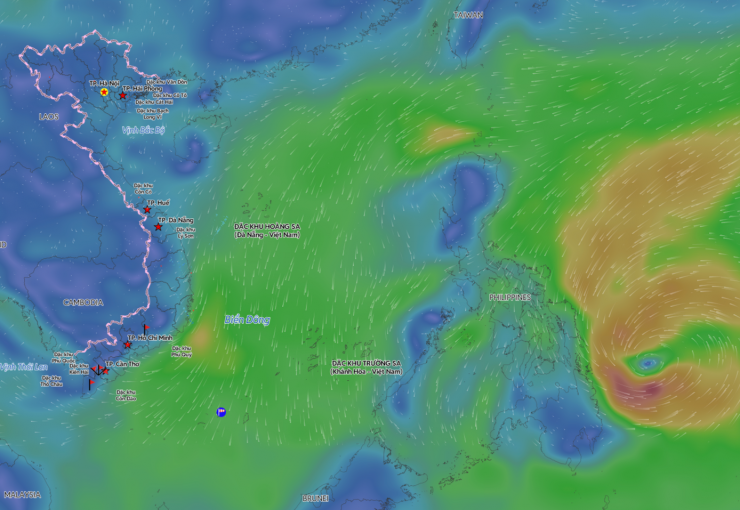 Ngoài khơi Philippines xuất hiện cơn bão đầu tiên trong năm 2026.