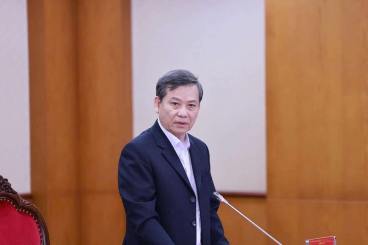 Phó trưởng ban thường trực Ban Nội chính Trung ương Lê Minh Trí phát biểu tại hội nghị. Ảnh: Nội chính