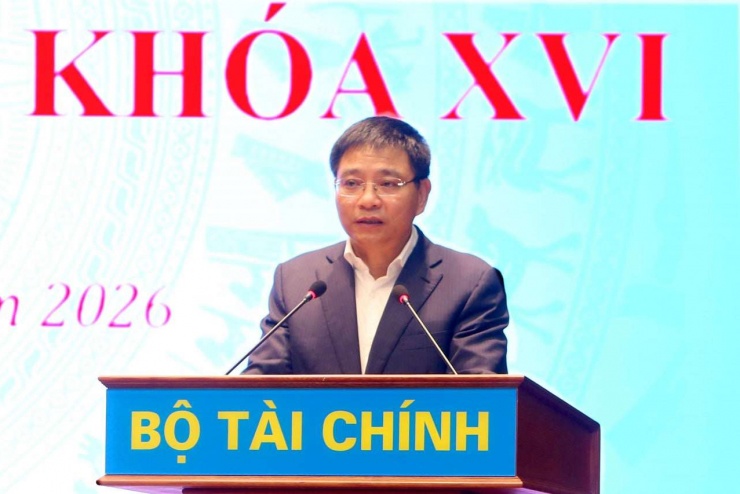 Bộ trưởng Nguyễn Văn Thắng phát biểu ý kiến. Ảnh: Đức Minh