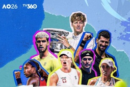 Australian Open siêu kịch tính, TV360 đưa Grand Slam khắc nghiệt nhất đến với khán giả Việt Nam từ 2026-2029