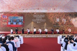 Cầu Phú Mỹ 2 và cầu Cần Giờ động thổ, tạo trục liên vùng mới