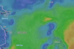 Ngoài khơi Philippines xuất hiện bão