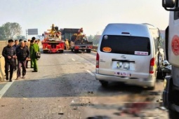 Tin mới vụ tai nạn thảm khốc trên cao tốc khiến 4 người chết, 5 người bị thương