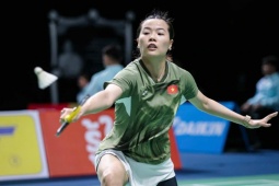 Hoa khôi cầu lông Thùy Linh ghi điểm đẹp mắt trước số 2 thế giới, nhận bao nhiêu tiền thưởng?