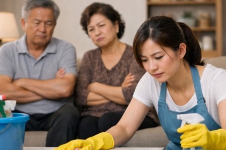 Bị nhà chồng khinh thường vì bỏ việc kế toán đi làm dọn nhà