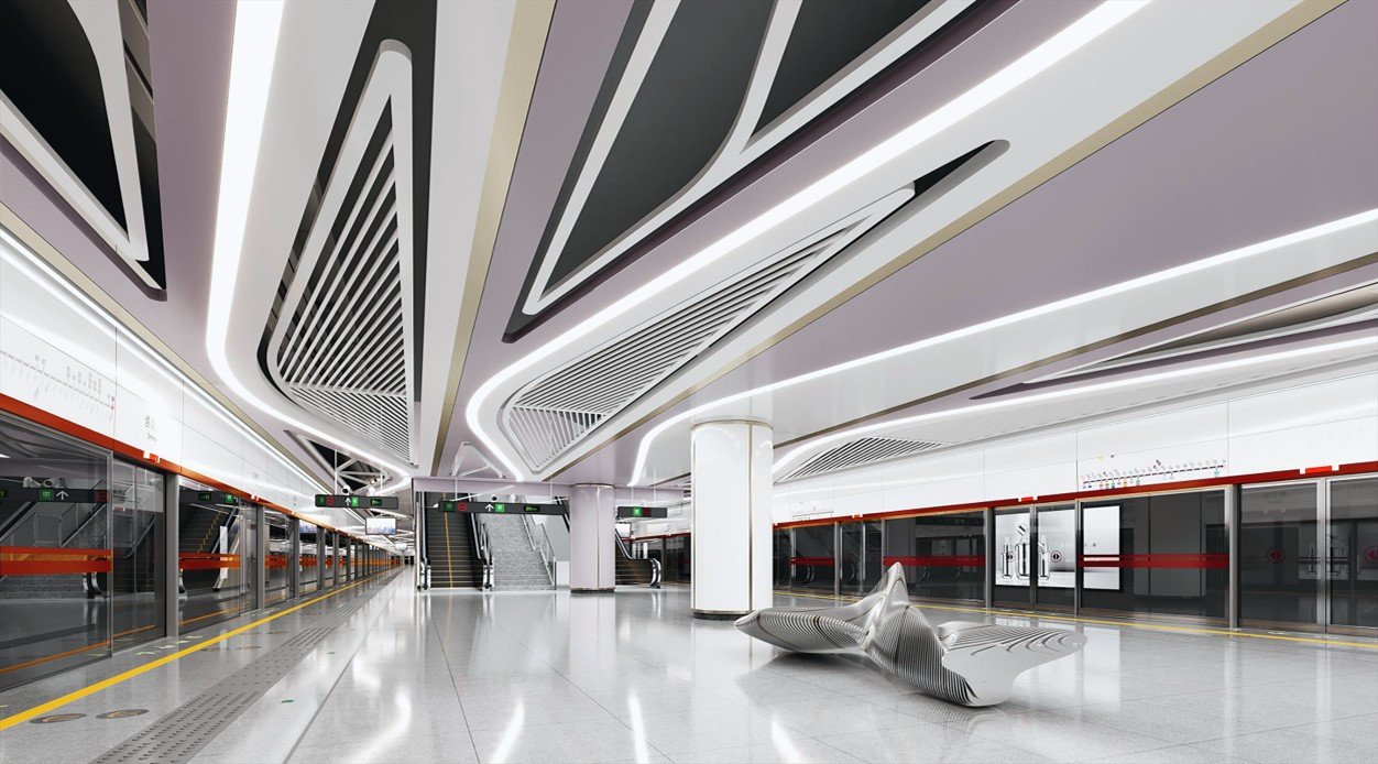 Toàn bộ không gian nhà ga được thiết kế như một “khu vườn ngầm”, mang đến cảm giác thư thái, nhẹ nhàng cho hành khách giữa lòng đô thị sôi động, đồng thời tôn vinh vẻ đẹp văn hóa và phong cách thanh lịch, hiện đại của TPHCM.