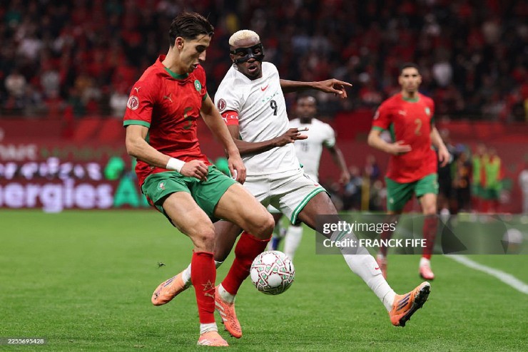 Osimhen và ĐT Nigeria thua ĐT Morocco trên chấm luân lưu