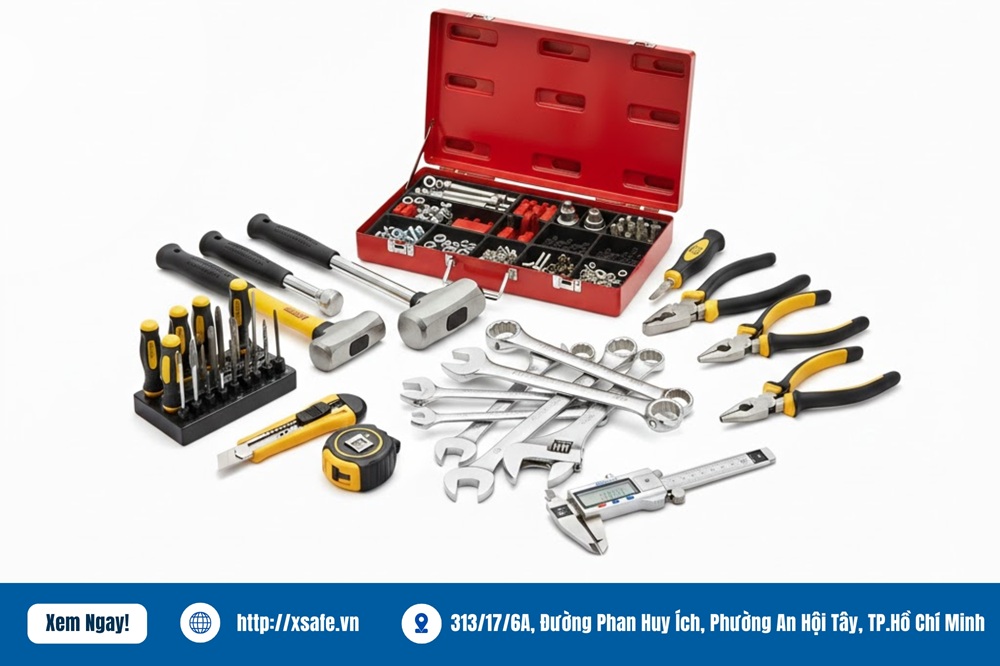Các nhóm dụng cụ cơ khí, đồ nghề tại XSAFE