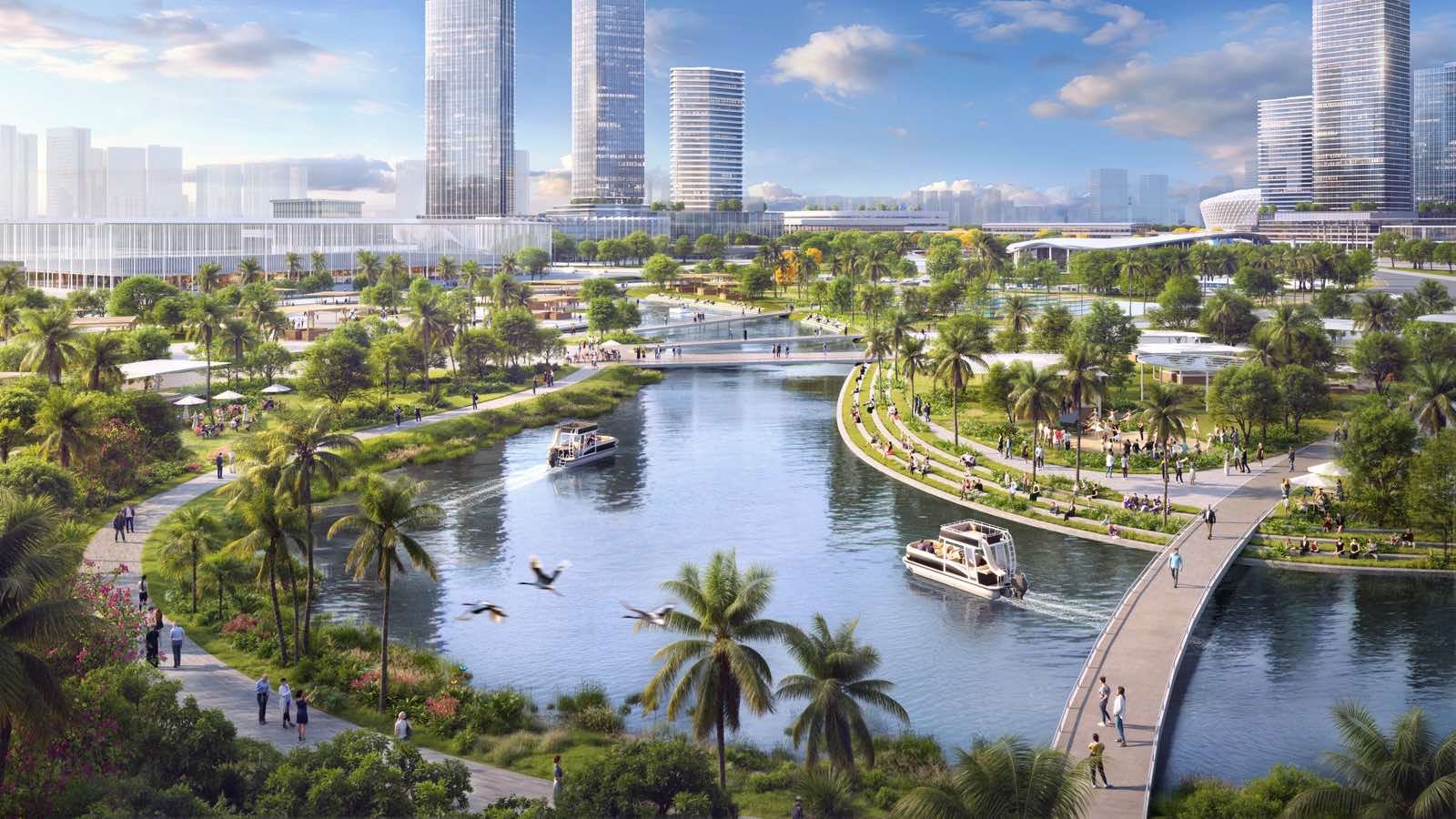 Sự phát triển của các khu vực thể thao và công viện công cộng giúp người dân dễ dàng tiếp cận với các dịch vụ chăm sóc sức khỏe và giải trí, góp phần nâng cao chất lượng sống, giảm căng thẳng, cải thiện sức khỏe thể chất và tinh thần