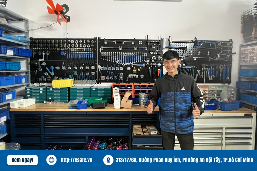 Tủ đồ nghề sử dụng trong xưởng kỹ thuật, garage ô tô