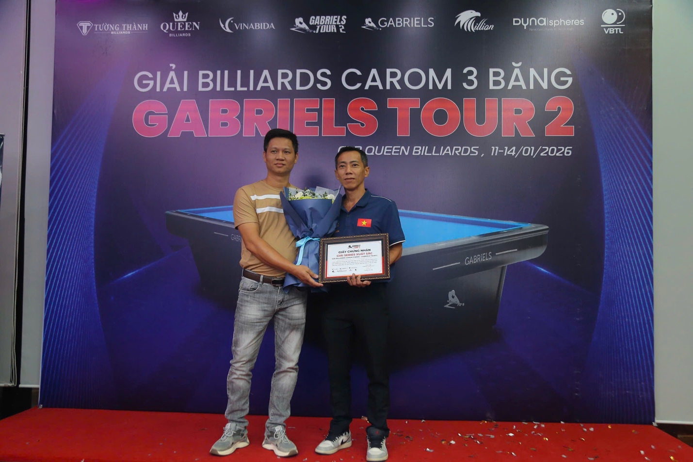 Giải đấu Gabriels Tour 2 năm 2026 kết thúc bất ngờ và kịch tính, bàn thi đấu gây ấn tượng - 4