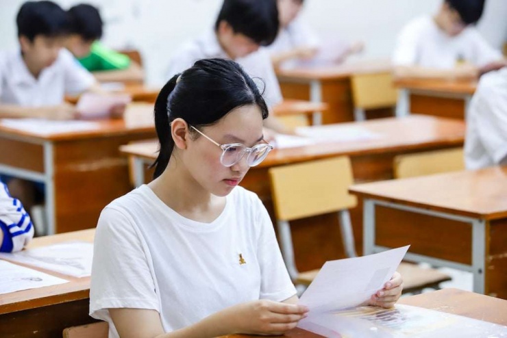 Thí sinh tham gia kỳ thi tuyển sinh năm 2026. Ảnh: Đ.V