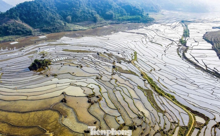 Bản Đôn (xã Pù Luông, tỉnh Thanh Hóa) đang bước vào mùa đổ ải (mùa nước đổ) khi người dân địa phương dẫn nước về các ruộng lúa, chuẩn bị cho vụ cấy mới.