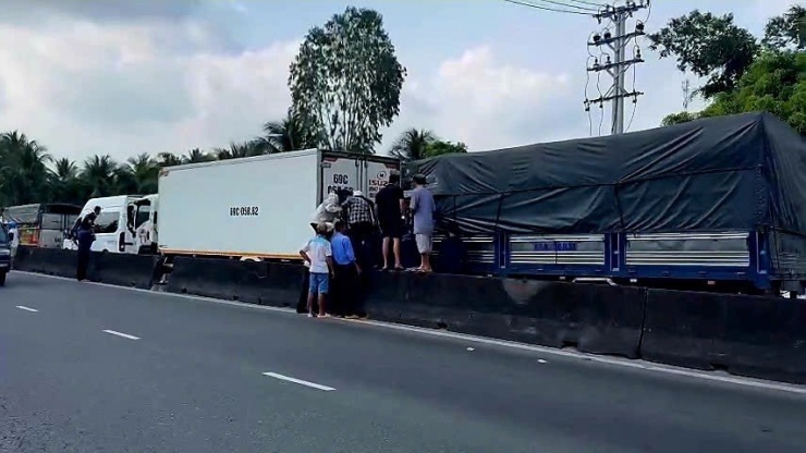 Hiện trường vụ tai nạn.