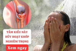 Tin tức sức khỏe - Cảnh báo thói quen tắm cực kỳ nguy hiểm cho xương khớp