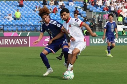Video bóng đá U23 Nhật Bản - U23 Jordan: "Samurai xanh" gặp khó (U23 châu Á)