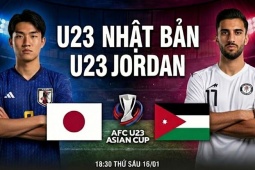 Trực tiếp bóng đá U23 Nhật Bản - U23 Jordan: Đẳng cấp nhà vua, giải mã "ngựa ô" (U23 châu Á)