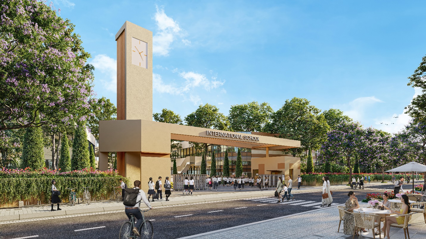 Mira Ville giáp trường liên cấp (3 cấp) quốc tế đầu tiên tại thành Vinh (nằm trong khuôn viên The Sensia)
