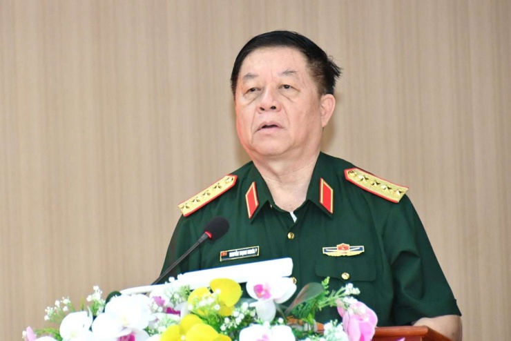 Đại tướng Nguyễn Trọng Nghĩa,&nbsp;Chủ nhiệm Tổng cục Chính trị Quân đội nhân dân Việt Nam. Ảnh: Đ.X