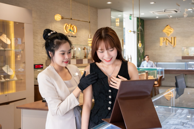 Ảnh cửa hàng bán lẻ của PNJ (website của PNJ)