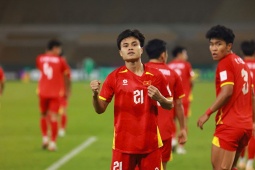 Trực tiếp bóng đá U23 Việt Nam - U23 UAE: Minh Phúc đưa U23 Việt Nam vượt lên