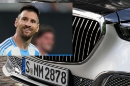Lionel Messi gây chú ý khi lái Mercedes-Maybach 6,5 tỷ đồng tại Mỹ