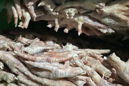 Phát hiện hơn 3 tấn chân gà đông lạnh trong bao dứa không rõ nguồn gốc