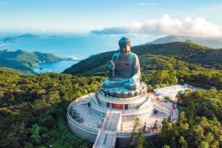 Thăm thiền viện trăm tuổi, tượng Phật 34 m ở Hong Kong