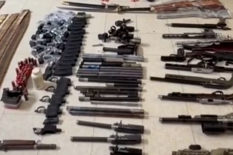 Kho vũ khí quy mô lớn ở 4 tỉnh, thành bị triệt phá