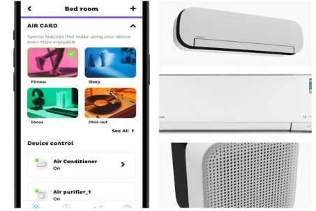 Điều hòa không khí đầu tiên tích hợp cả GPS và bộ kiểm soát điện năng