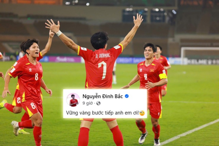 Đình Bắc gửi thông điệp truyền cảm hứng tới U23 Việt Nam sau khi vào bán kết&nbsp;