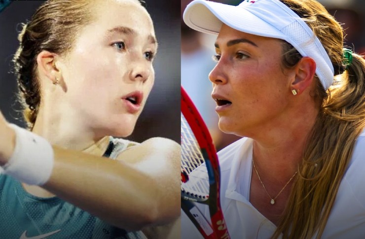 Andreeva (bên trái) thừa thắng xông lên sau chức vô địch&nbsp;Adelaide International 2026