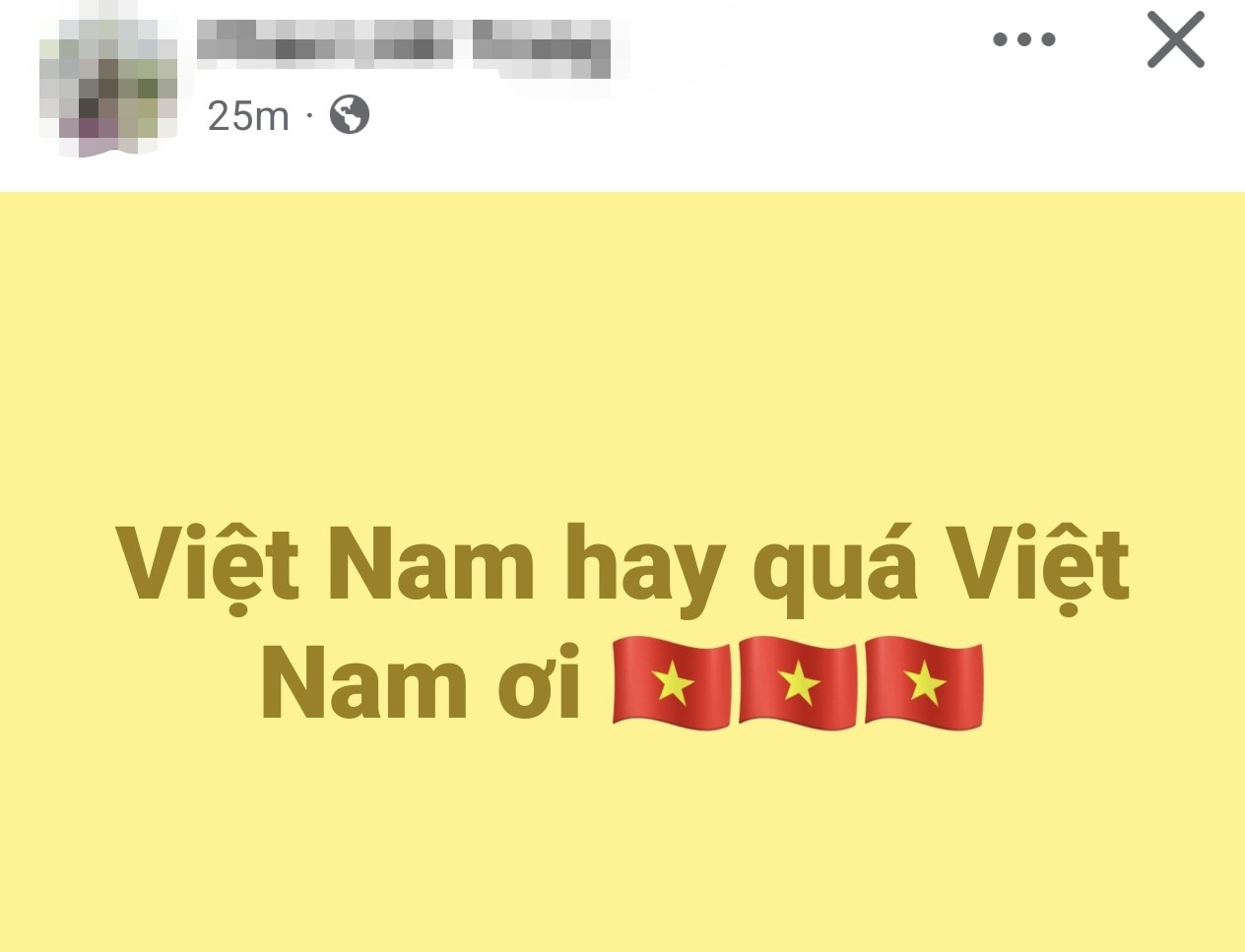 "Việt Nam hay quá, Việt Nam ơi!", một Facebooker cảm thán.
