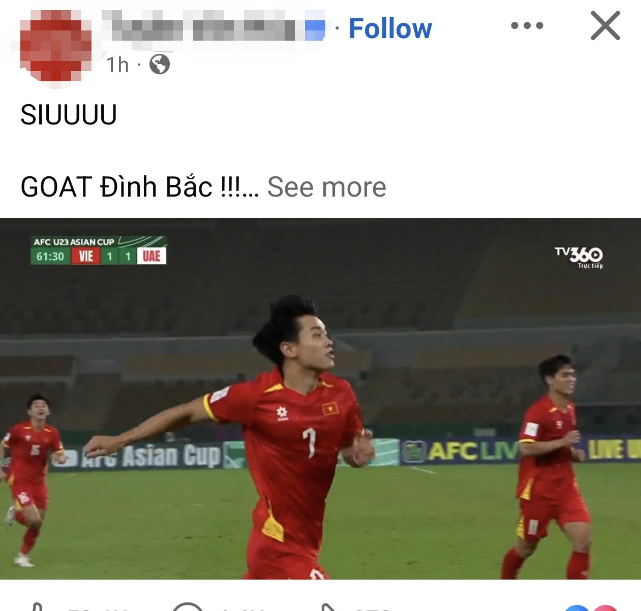 Loạt bài đăng nhắc tên Đình Bắc.