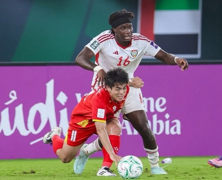 Các cầu thủ U23 Việt Nam đều thi đấu hết mình. Ảnh: TPO.