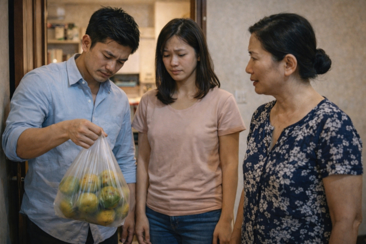 Mẹ tôi không nhắc đến túi cam, không chê trách gì cụ thể, nhưng tôi hiểu, bà đã quan sát rất kỹ (ảnh minh họa: AI)